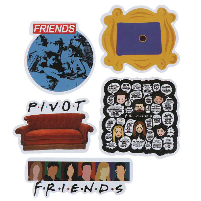 50Pcs Friends stickers DIY scrapbooking album luggage laptop phone de yuKN Tt
