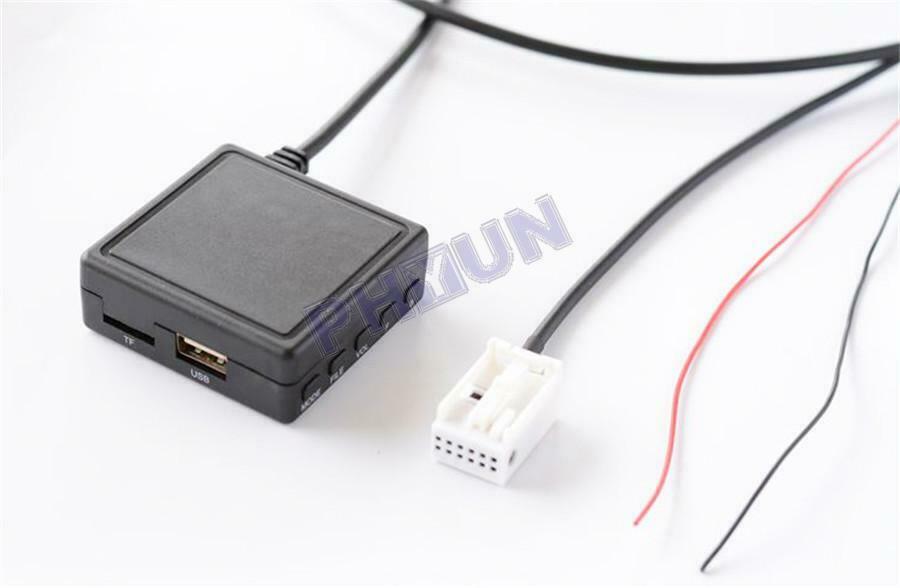 Car Audio Cable Adapter Bluetooth Module w/ MIC For Benz W169 W245 W203 W209