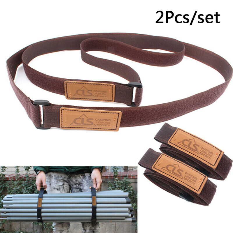 2X Durable Travel Luggage Strap Suitcase Baggage Belt Tie Outdoor Camping.l8