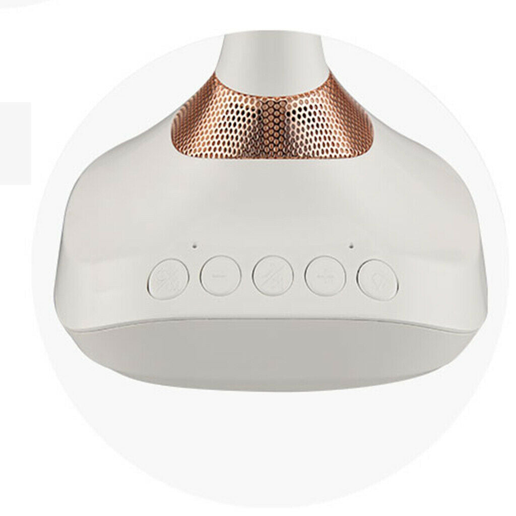 Bluetooth Music LED Dual Sided Vanity Tabletop Makeup Mirror & 5x Magnifying