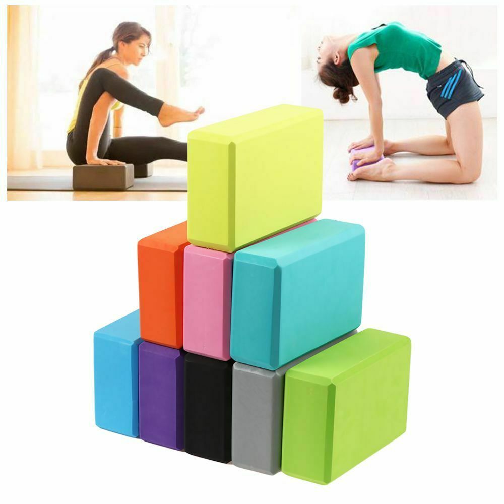 Health Training Yoga Block Brick Exercise Pilates Gym Foam Fitness Equipment