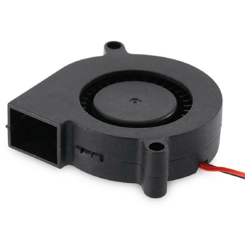2pcs Silent 24V 50mm 5015 Radial Turbo Cooler Blower Fan For PC CPU Cooling
