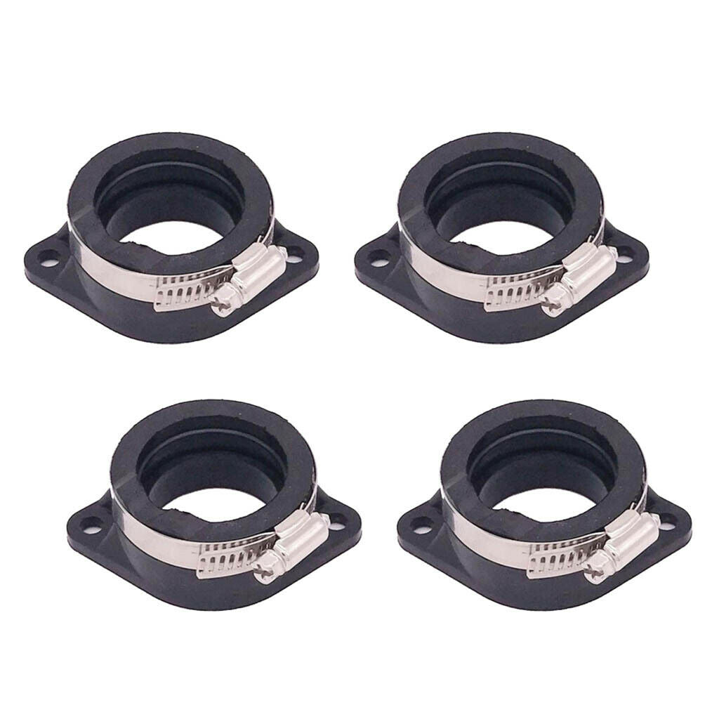 4pcs Universal Intake Manifold Carb Carburetor Pipe Carb Joint Suzuki GN250
