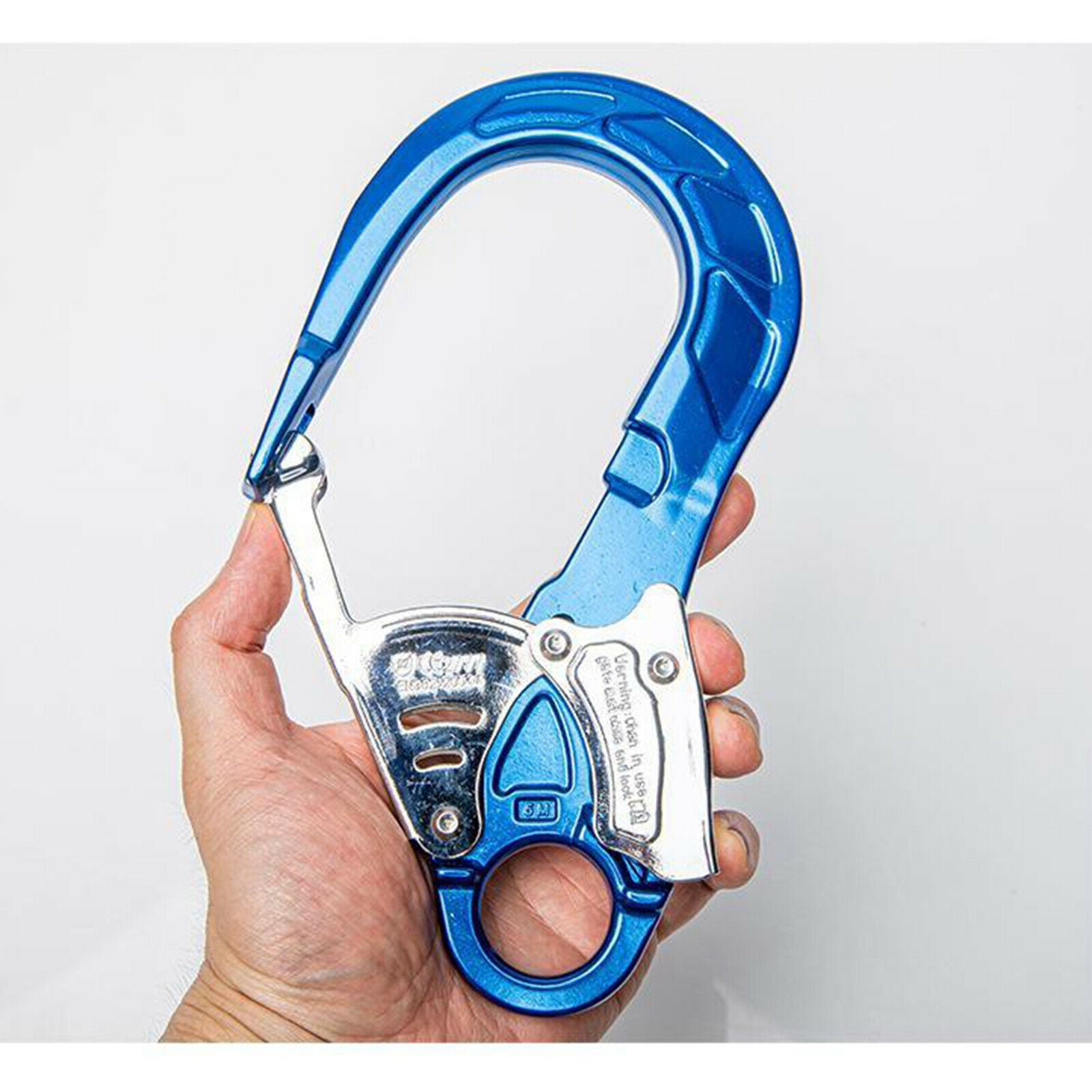 23KN Rock Climbing Scaffolding Safety Lanyard Spring Locking Snap Clip Hook