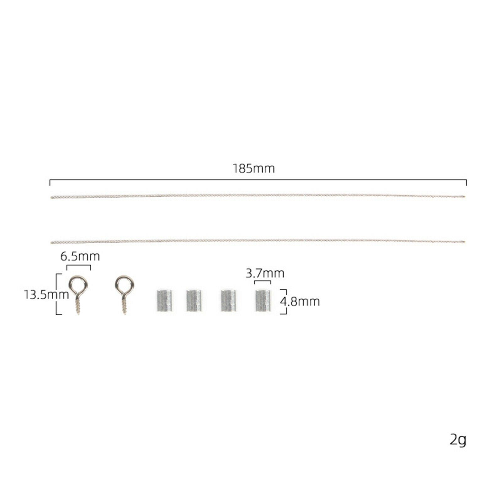 RC Limb Riser Steel Cable Rope for MN D90 MN45 1/12 RC Decoration Parts
