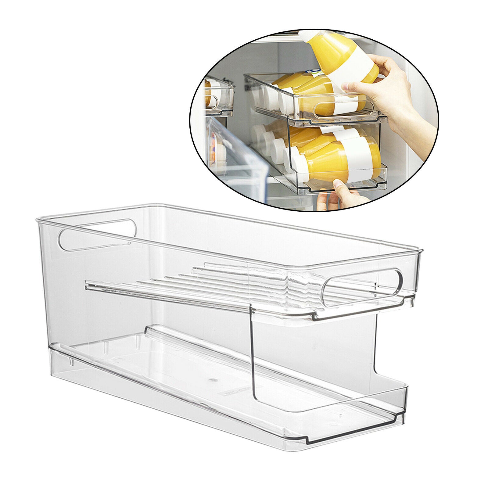 Fridge Cans Storage Cases Bottle Drink Beverage Holder Carrier Space Saving