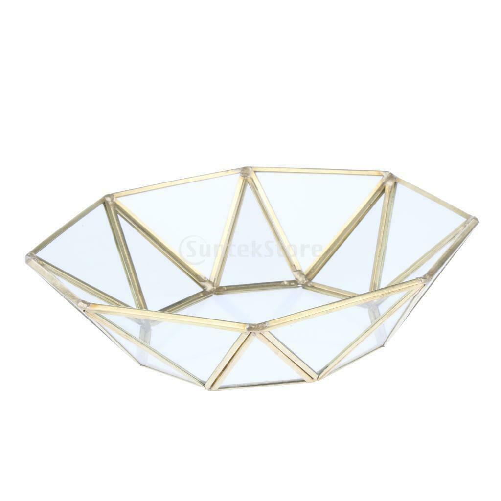 Glass Cosmetic Storage Box, Decorative Tray - Jewelry Display Storage Tray