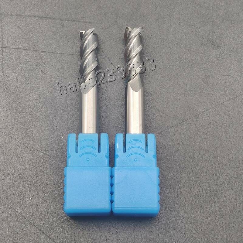 3PCS 6mm 3Flute Tungsten steel aluminum milling cutter 50mm Shank HRC45-50
