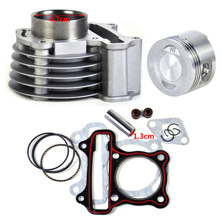 Big Bore Cylinder Block Piston Kits Fits for GY6 50cc-80cc 4 Strokes Scooter ATV