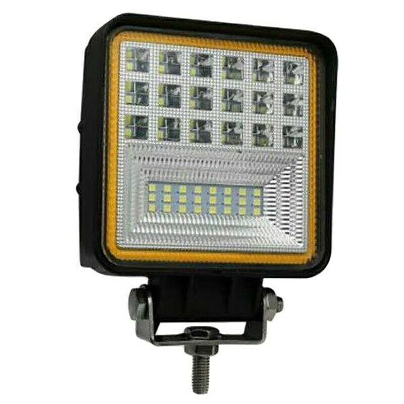 1PCS Car LED Light Bar 4 Inch 6000K 126W LED Driving Work Light Lamp HeadligG4K8