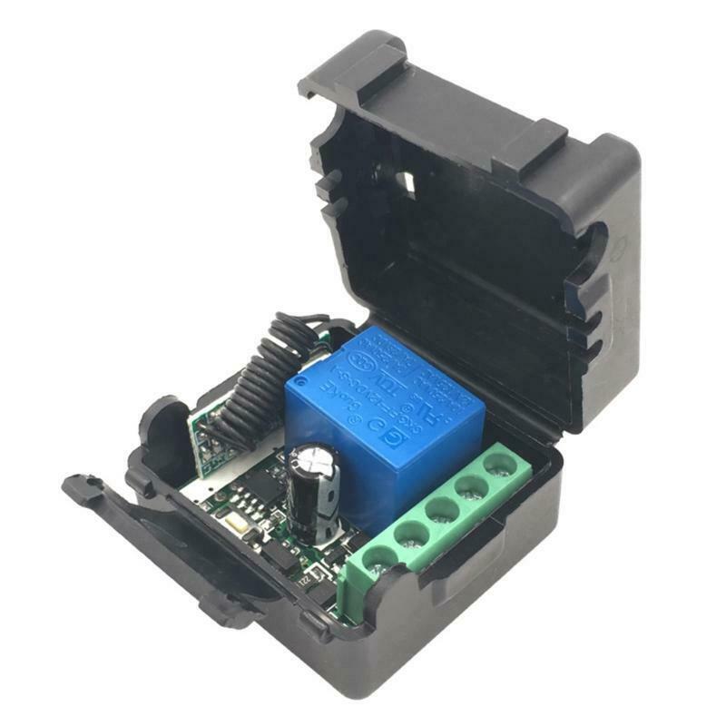 433Mhz Universal Wireless Remote Control Switch DC 12V 10A 1CH Relay Receiver