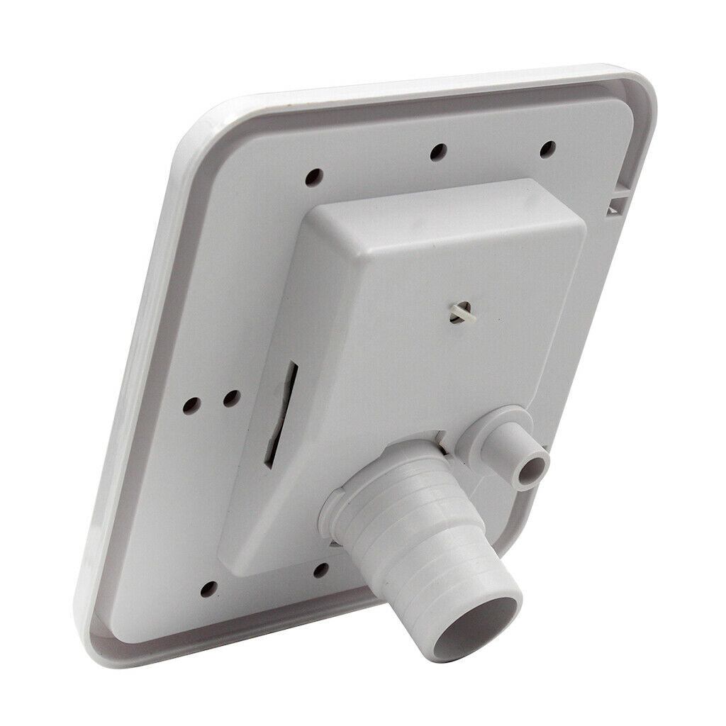 White Plastic Gravity/City Water Hatch Fill Dish Lock Keys for RV Trailer Camper