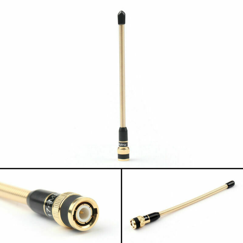 1Pcs Walkie Talkie Radio Antenna BNC Male Plug 136-174MHZ For IC-V8 IC-T3H  UA