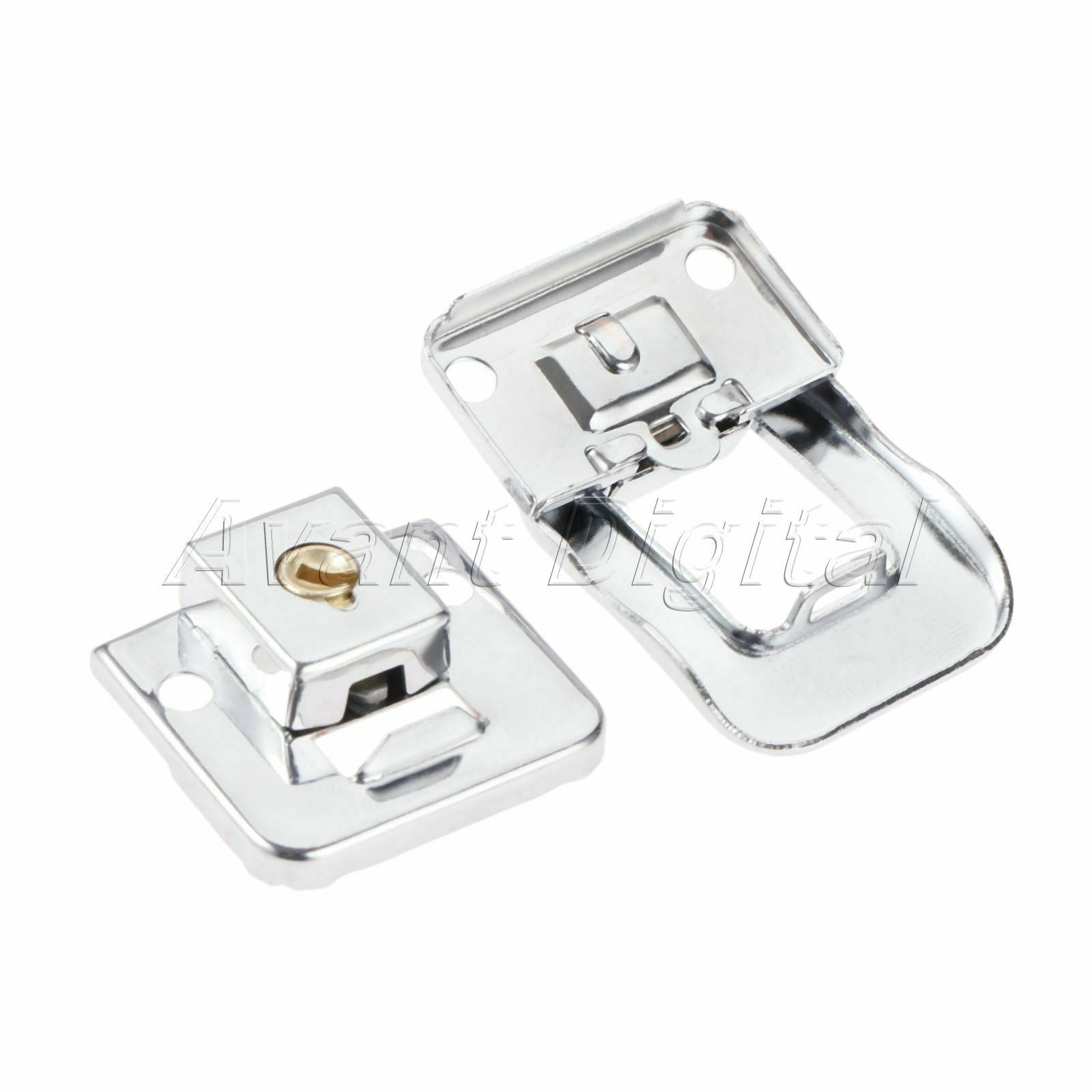 Furniture Drawer Cabinet Wardrobe Cupboard Door Toggle Latch Lock & Key 38*28mm