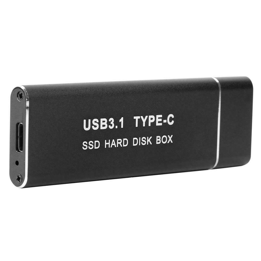 Hard Disk Case SSD USB3.1 Type C to M.2 NGFF External Hard Drive Enclosure #k