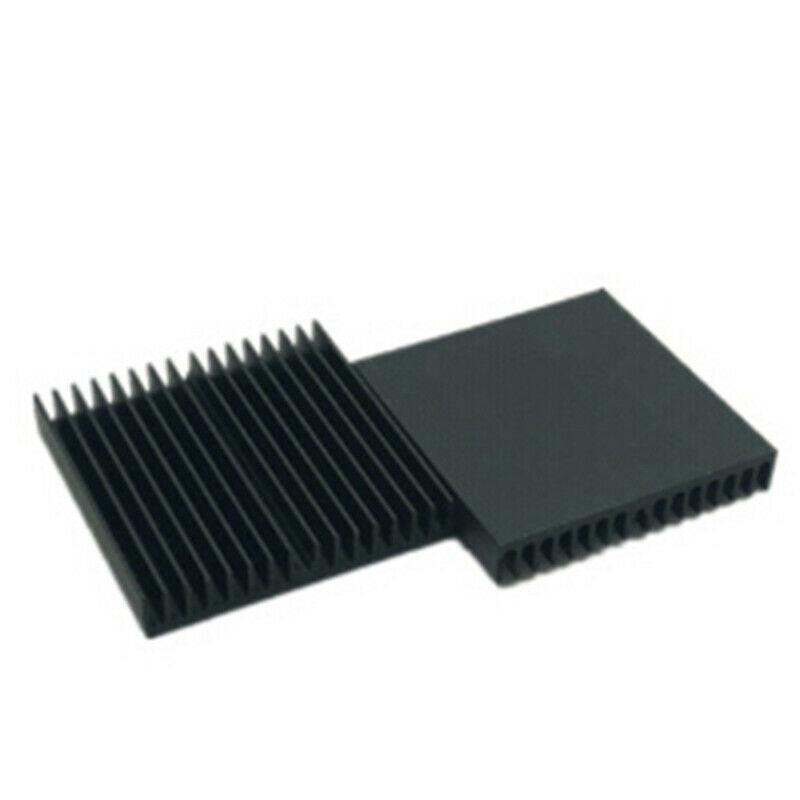 1pcs 60*60*10mm Black Aluminum Radiator Motherboard Chip Heatsink Y Fx