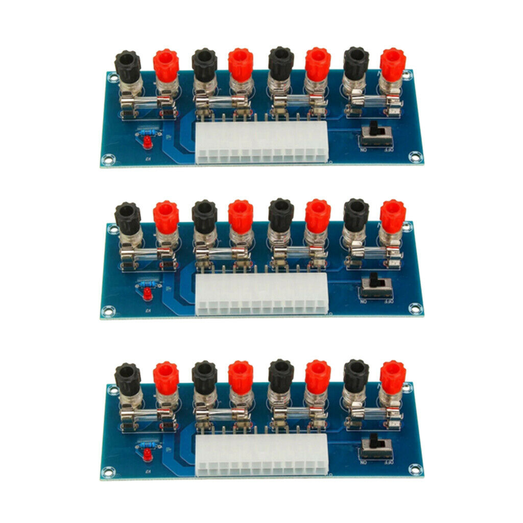 3Pcs 24-Pin XH-M229 ATX Benchtop Power Board PC Power Module Converter