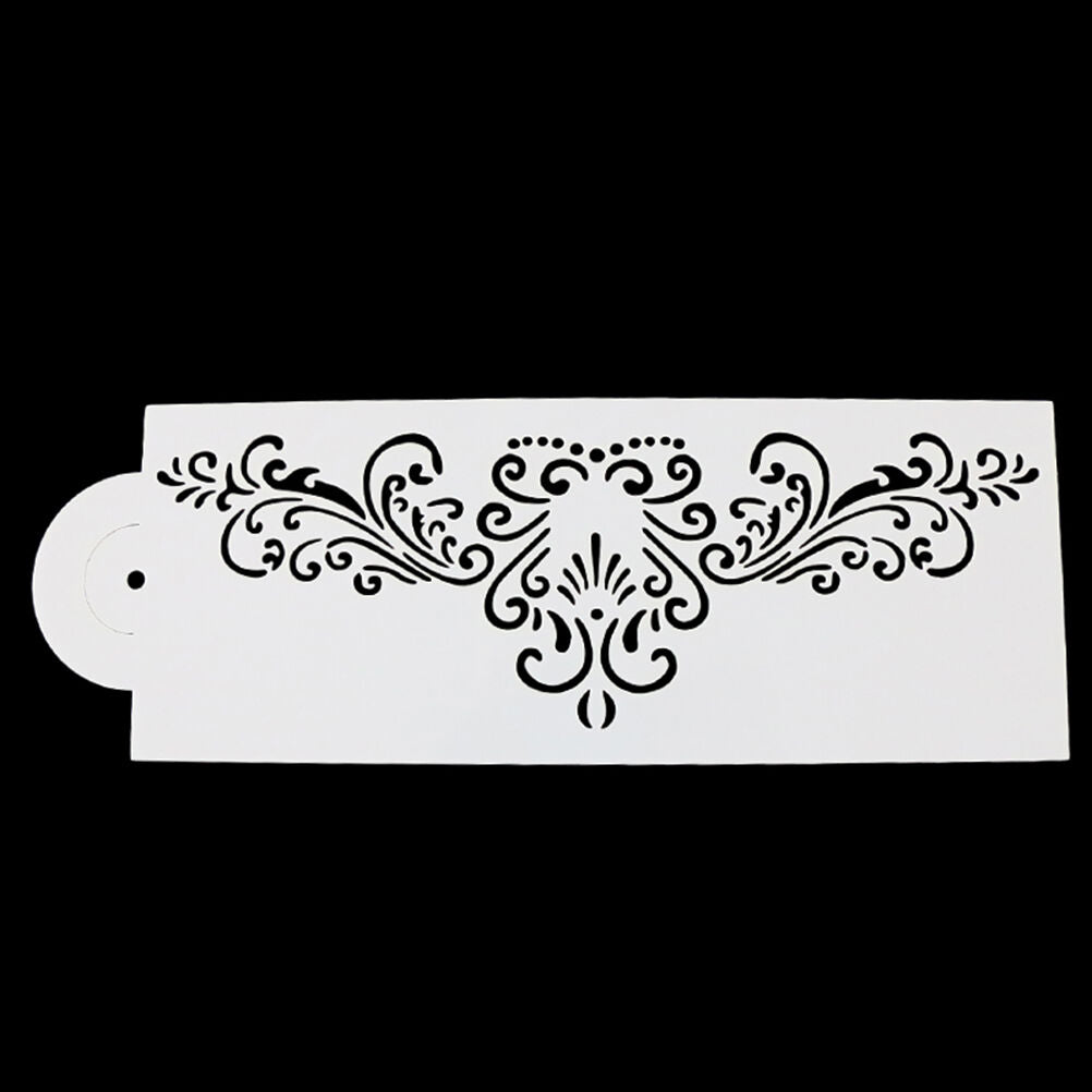 4PCS/Set Stencil Flower Fondant Cake Stencil Cookie Cake Stencil Decor Too.l8