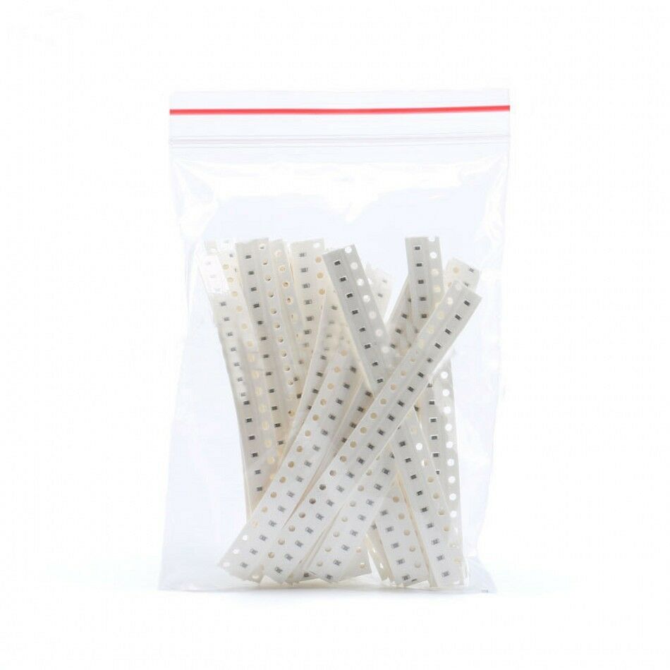 25 Values 0603 SMT/SMD Resistor Tolerance 5% Assortment Kit 15K Ohm - 220K Ohm