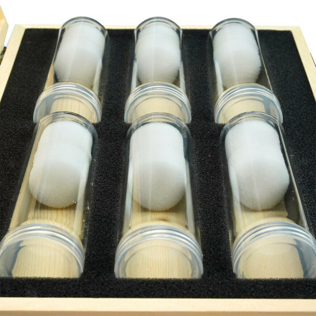 Coins Wooden Case Display Box Collection Coin Capsules Storage Holders