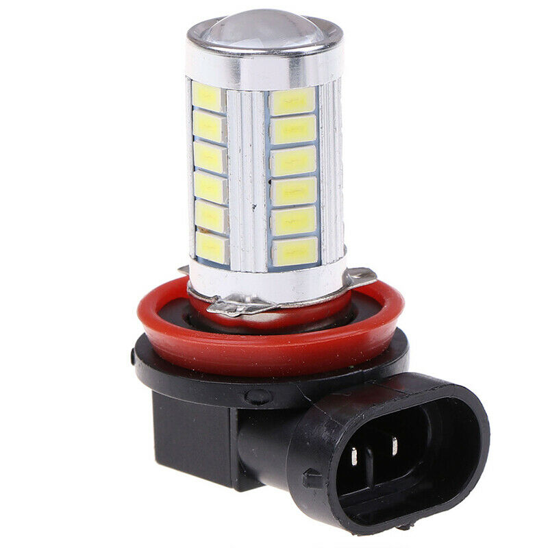 1Pc Super Bright H8/H11 33-LED White Car Fog Light Headlight Driving Lamp B_ADD
