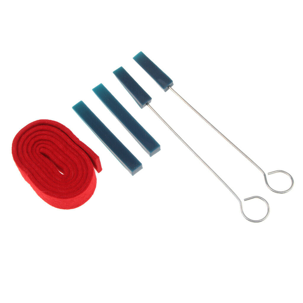 5 Pieces Piano Tuning Tools Kit Mute DIY Set For Piano Repair Fixing Parts