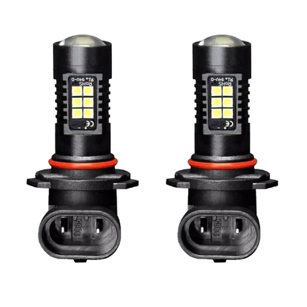 2pcs H10 21SMD Car LED White Fog Driving Light Bulbs Lamp DRL DC 12V-28V
