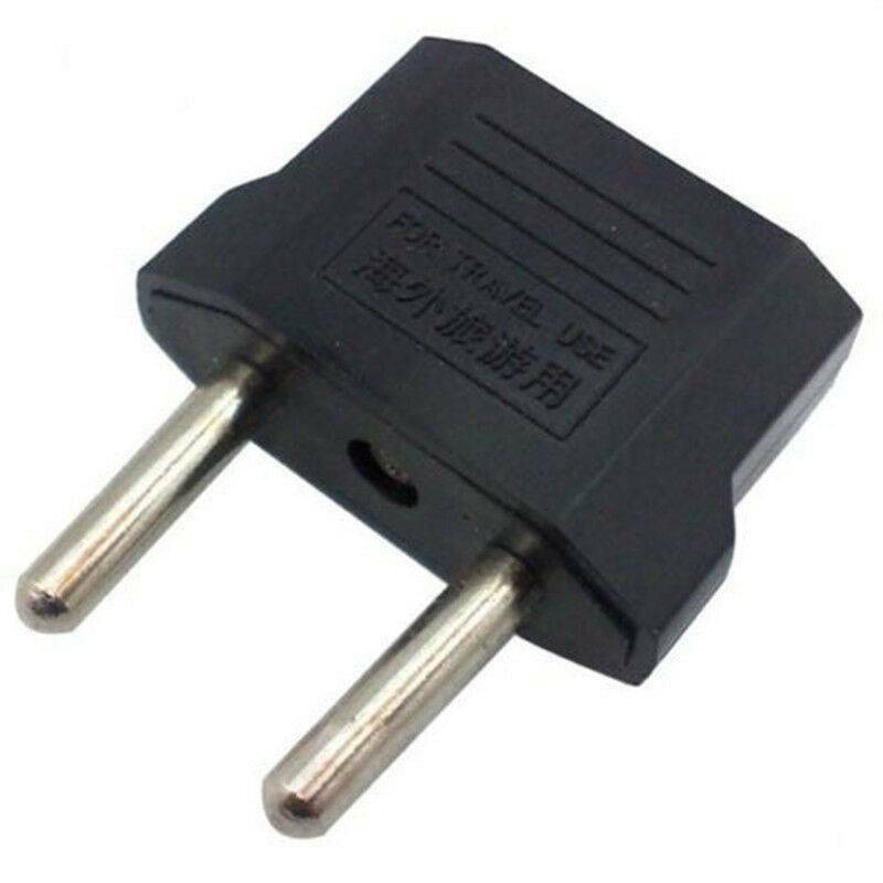 5Pcs USA US To EU Europe Euro Travel Charger Power Adapter Converter Wall Plug @