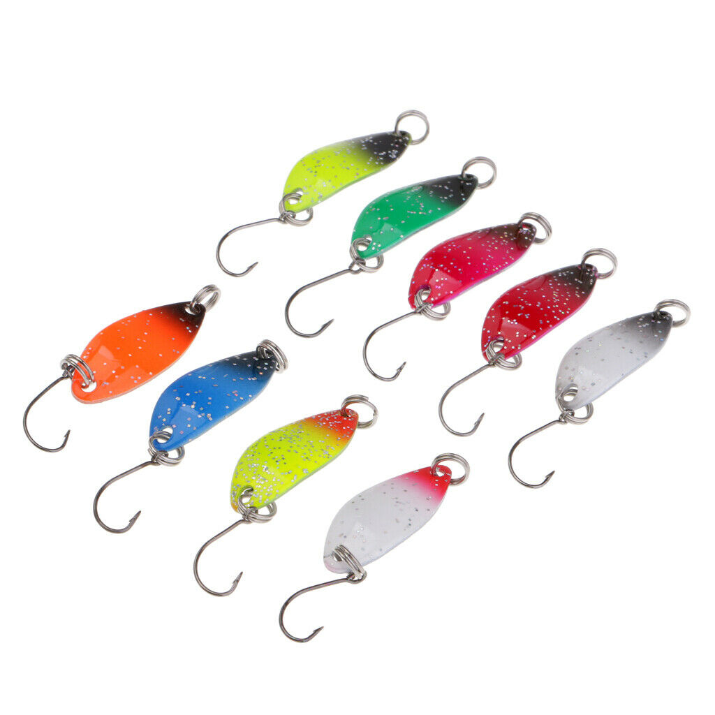 13Pcs/Pack Metal Baits Spoon Lure Fishing Lures Saltwater Baits Bass