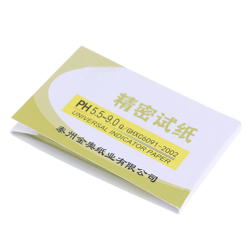 80Ã—PH 5.5-9.0 Test Strips Litmus Test Paper Full Range Acidic Alkaline Indica Qx