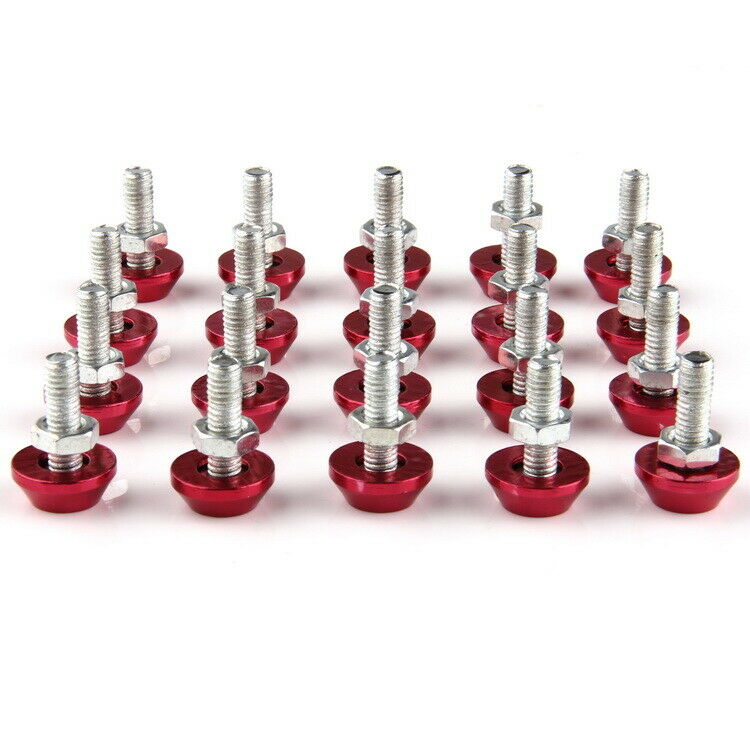 Car Auro License Plate Frame Screw Bolt Cap Cover Screw Bolts Nuts For Ford