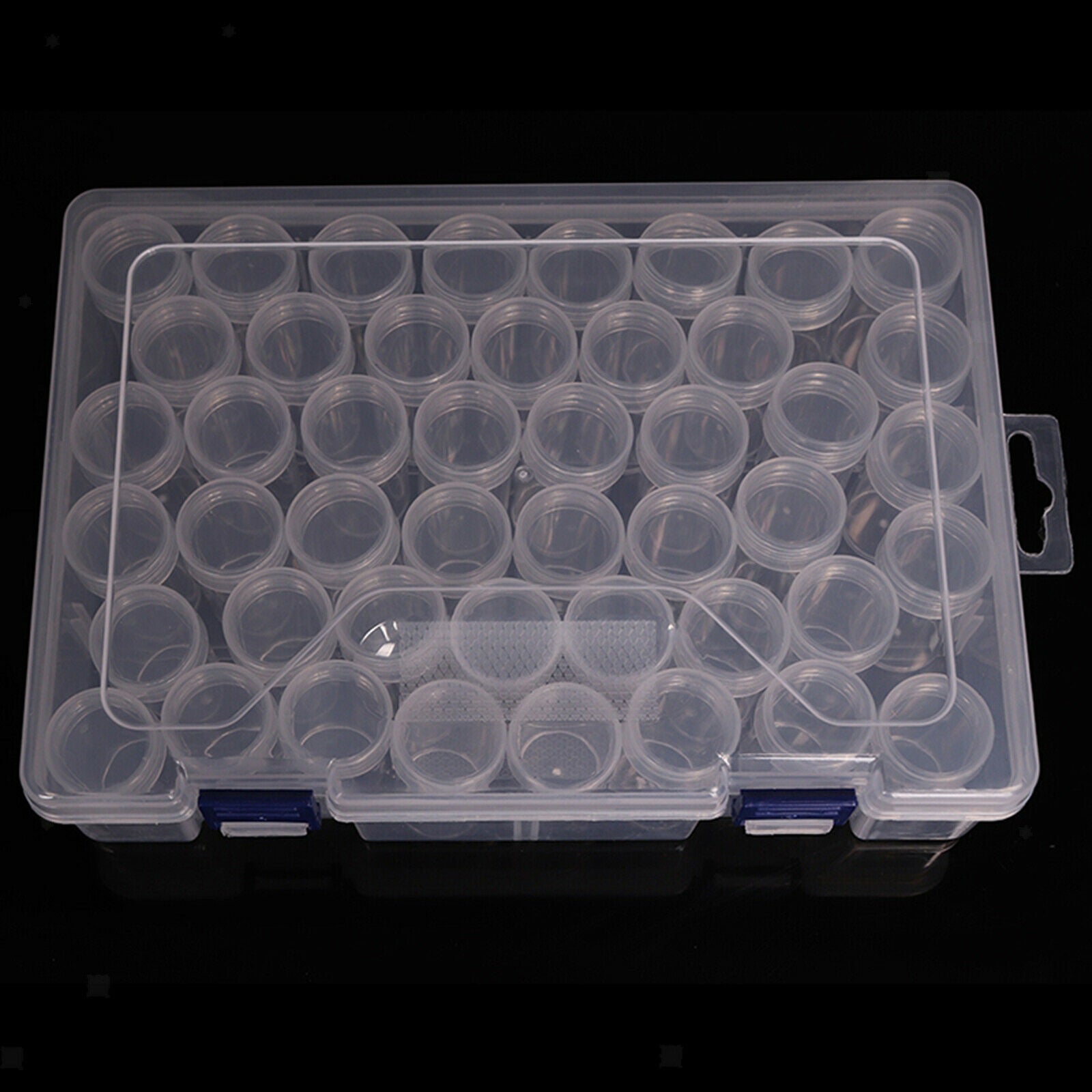 Plastic Clear Jewelry Bead Organizer Box Storage Container Case Craft Tool Lot