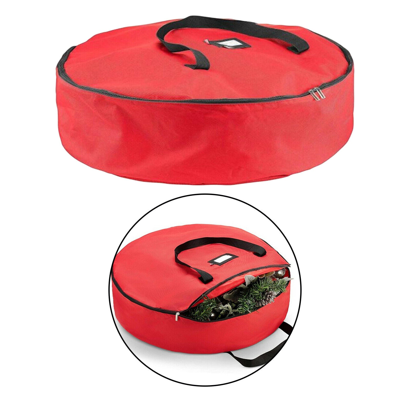 Waterproof Christmas Xmas Tree Storage Bag Extra Large Cushion Bag Red