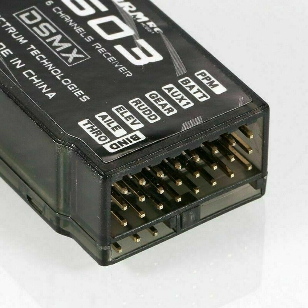 S603 2.4GHz 6CH DSM-X DSM2 Spread Receiver For JR Spektrum Dx5e Dx6i Dx7s Dx8