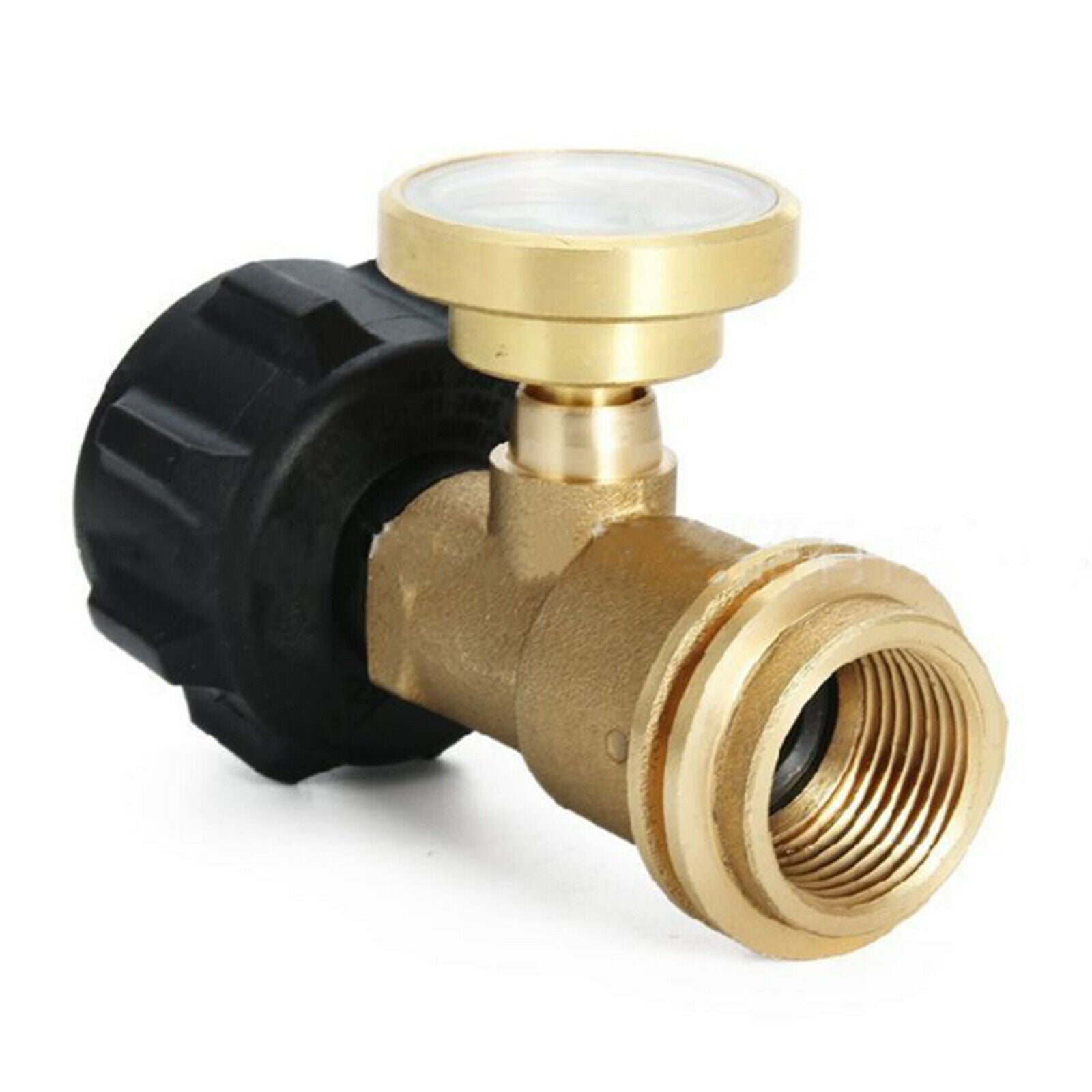 Universal Fit POL Propane Tank Adapter Propane Tank Gauge for BBQ Gas Grill