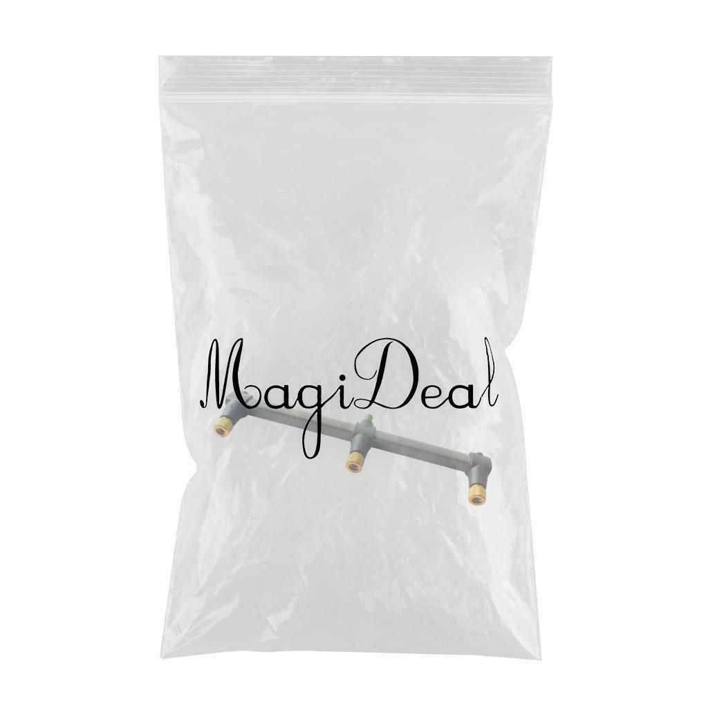 2x Steel Buzz Bar Rod Holder 11.81inch Bite Alarm Standard M3/8 Thread