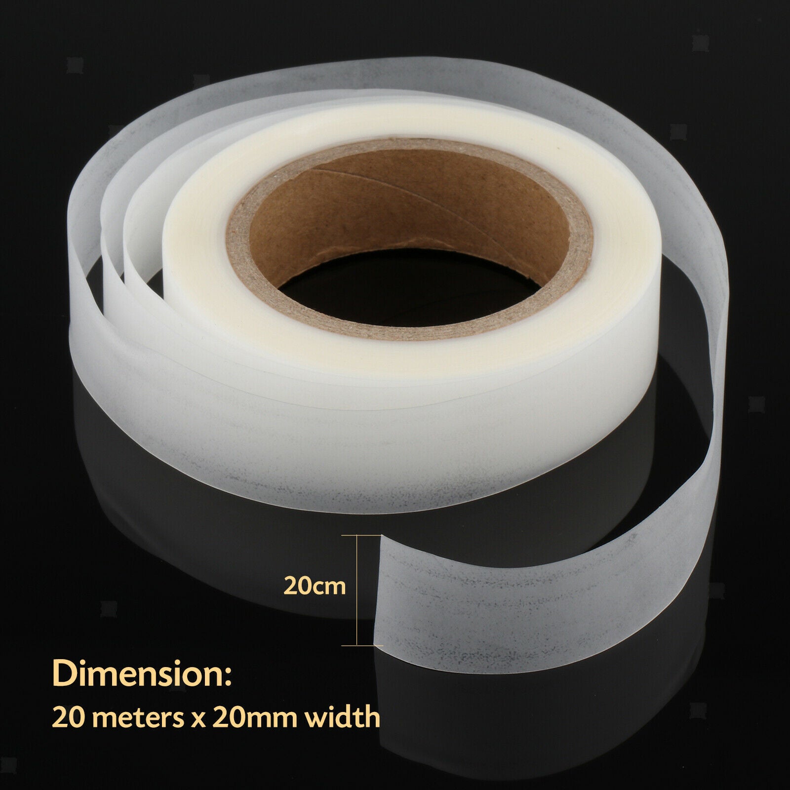 1 Roll Tenacious Tape Patches, Clear Seam Sealing Repair Tapes Waterproof - Iron