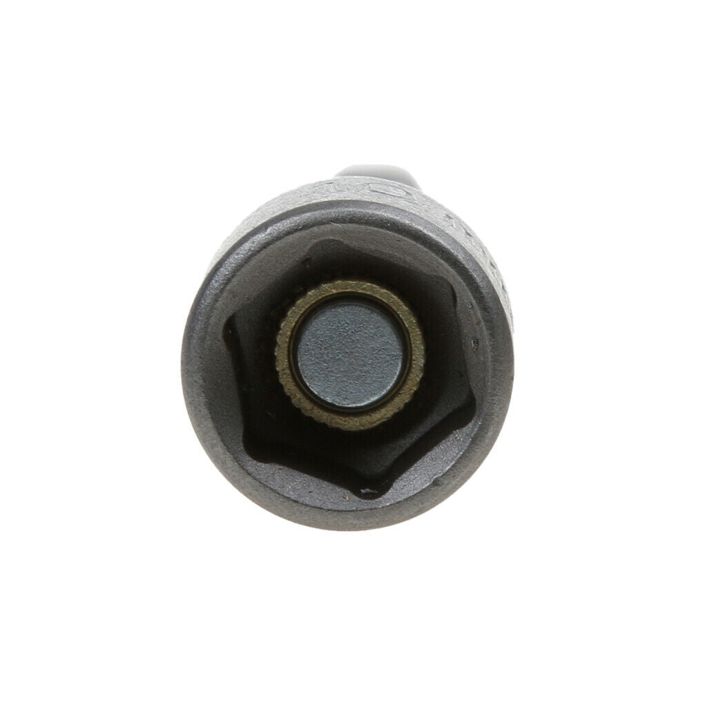 2x Socket Bit Hex Shank Adapter Nut 10mm Bar for Automotive DIY 10mm Gray