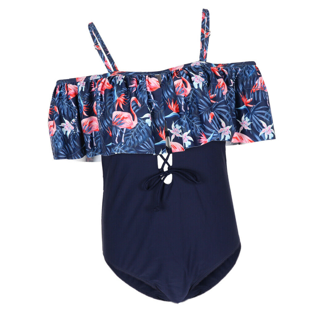 Monokini Swimsuits for Women L Flamingo