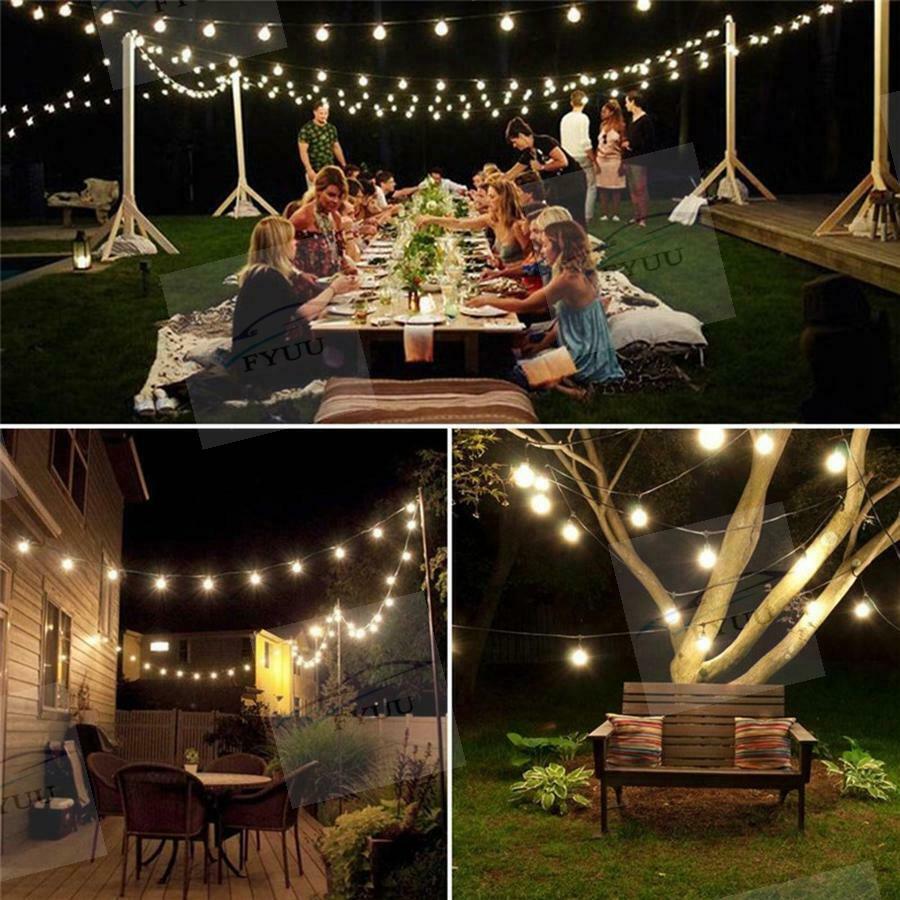 Waterproof Solar Powered 50 LED String Light Garden Path Yard Decor Lamp Outdoor
