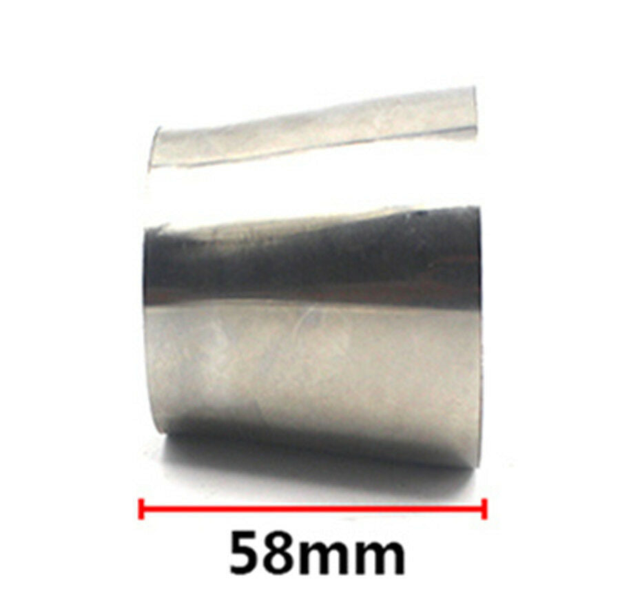 Stainless Steel Weldable Car Exhaust Pipe Reducer Adapter 2.5'' 63mm to 3'' 76mm