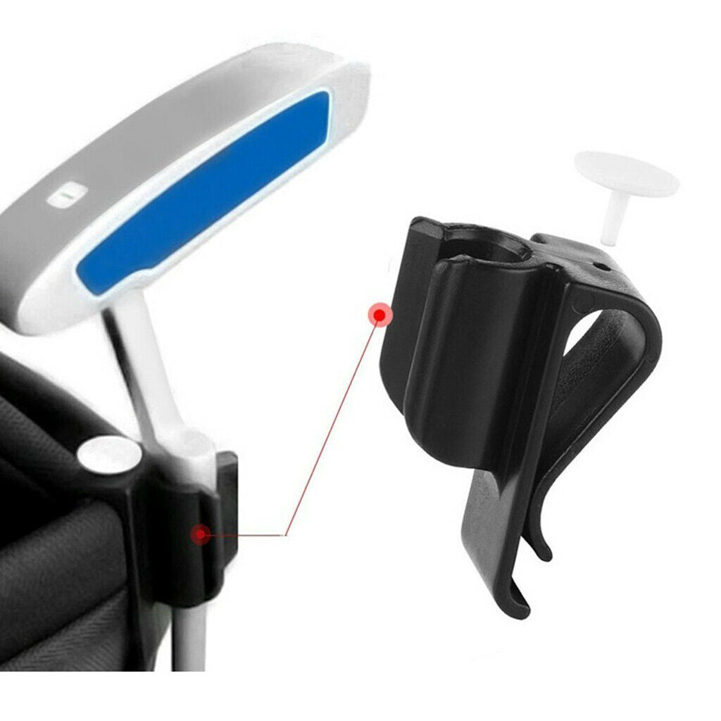 Black Color Golf Bag Clip on Putter Holder Golf Putter Clip
