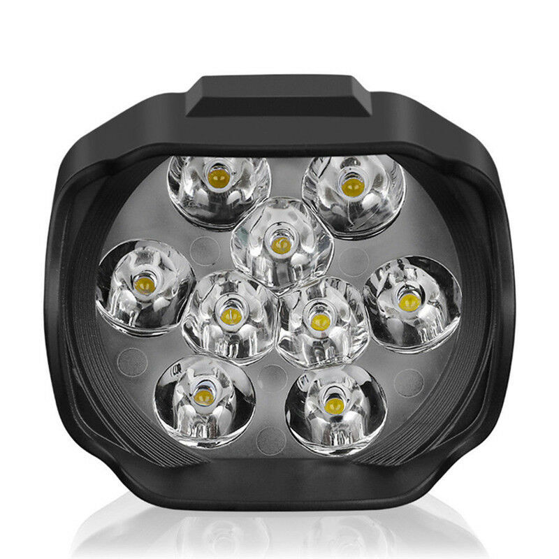 9LED Motorcycle Headlight Spot Lights Head Lamp LED Front DC12V Driving BDAU