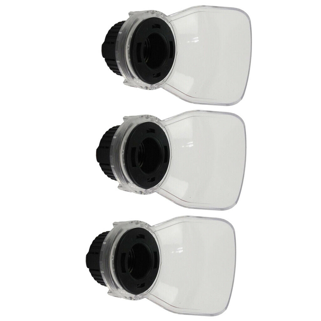 3pcs Safety Protective Cover Electric Grinder Transparent Cover Shield Drill