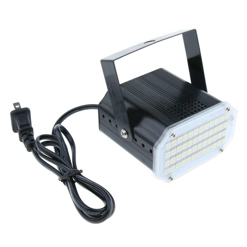 48 Leds Strobe Light, White Colors Sound Activated Dj Lights  for Christmas