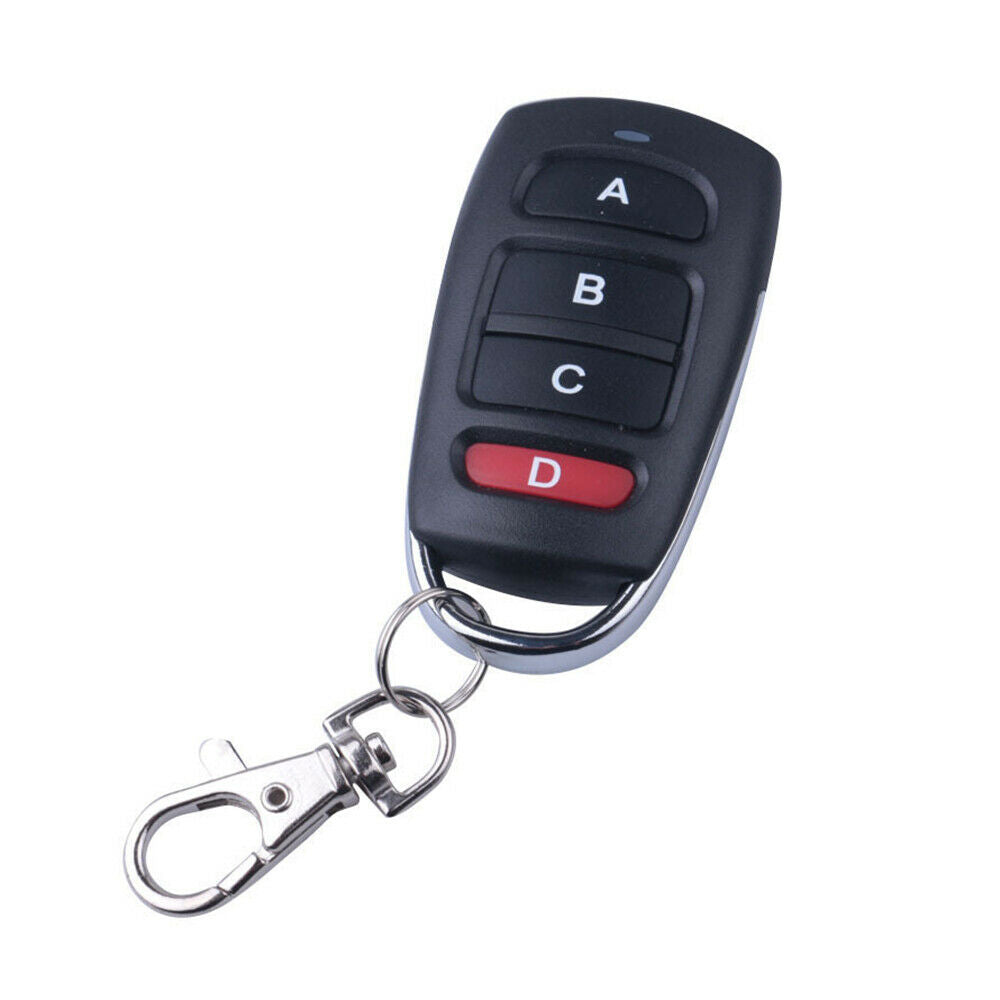 Universal 4 channel clone garage door remote key chain 433mhz remote