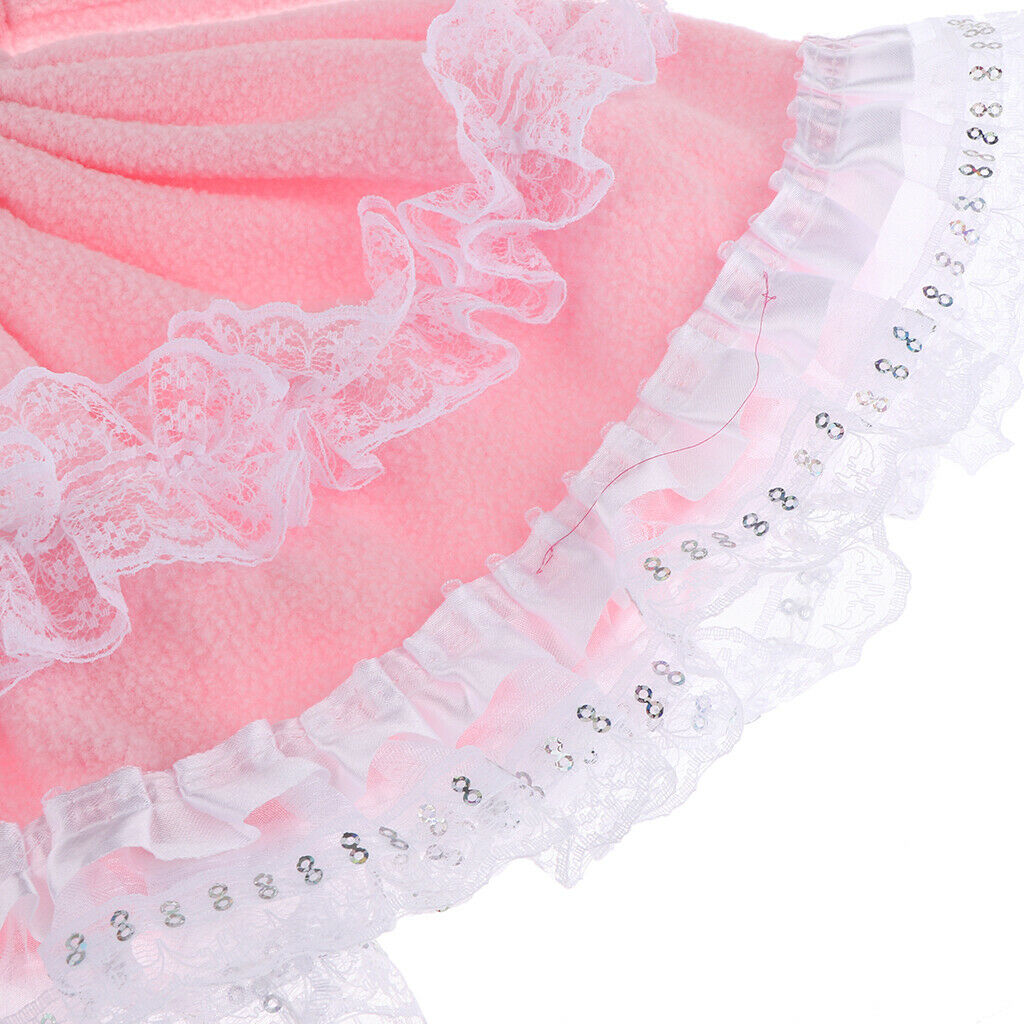Fashion Pink Plush Fairy Dress with Accessories for 1/3 BJD 60cm Night Lolita