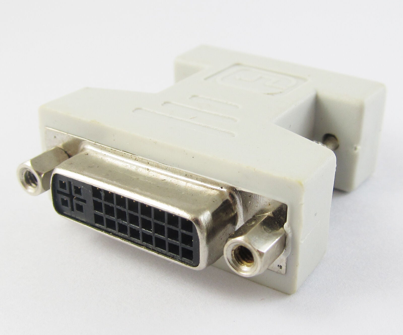 5pcs DVI-I Female Jack (24+5) to VGA Male Plug 15-pin HDTV PC Connector Adapter