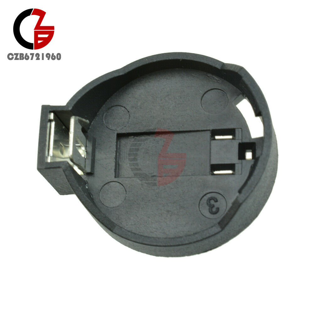 20PCS 20mm CR2025 CR2032 Button Coin 3V Cell Battery Holder Socket Box Case