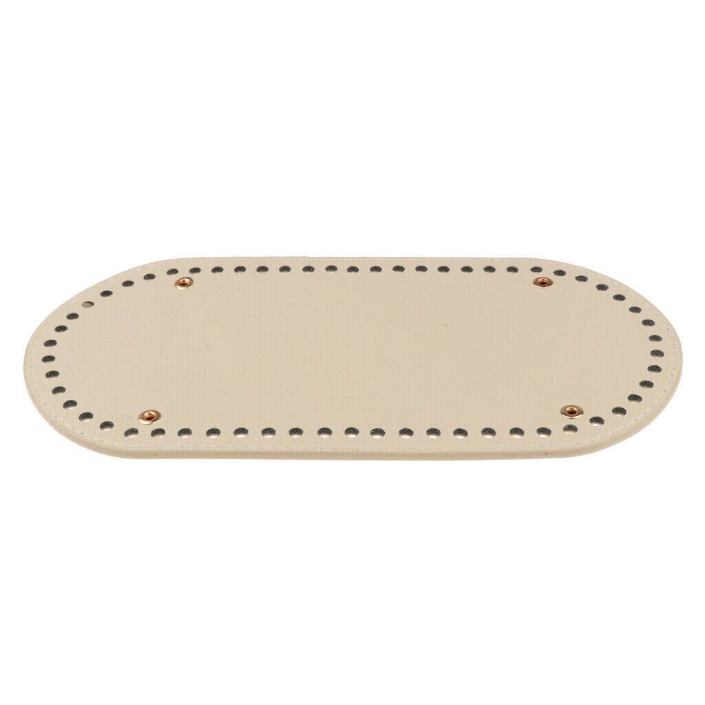 4pcs Knit PU Bag Pad Bottom Base Shaper Pet Bag Cushion 60 Holes 4 Colors